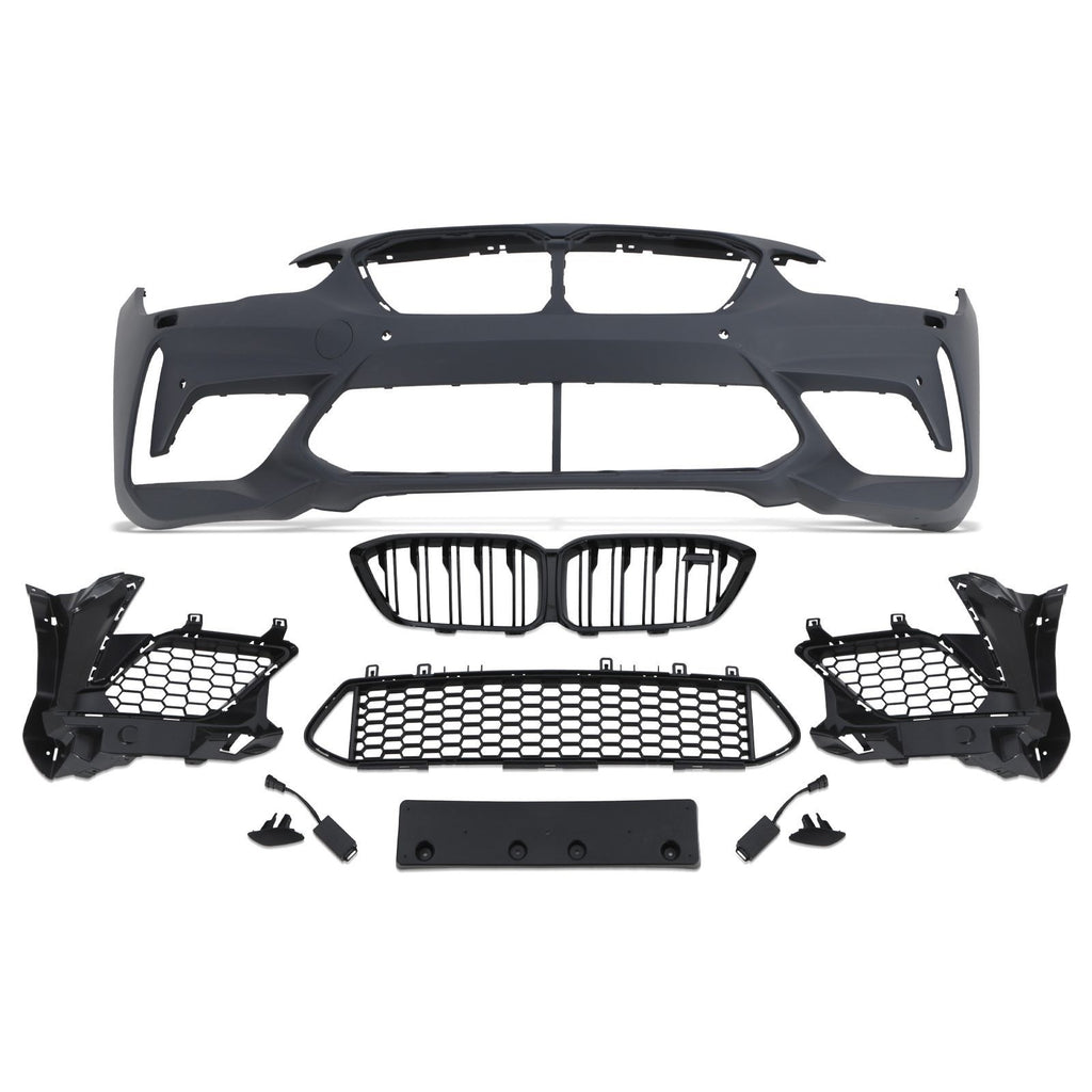 BMW M140i F20 F21 M2 Competition Style Front Bumper PP Primed Complete Set