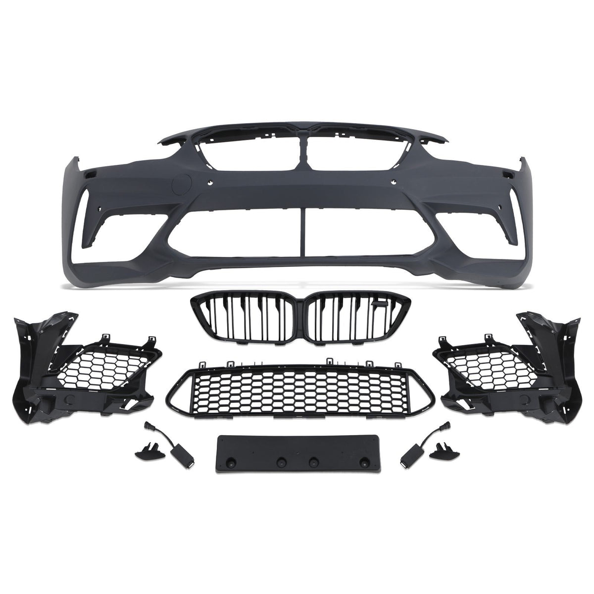 BMW M140i F20 F21 M2 Competition Style Front Bumper PP Primed Complete Set