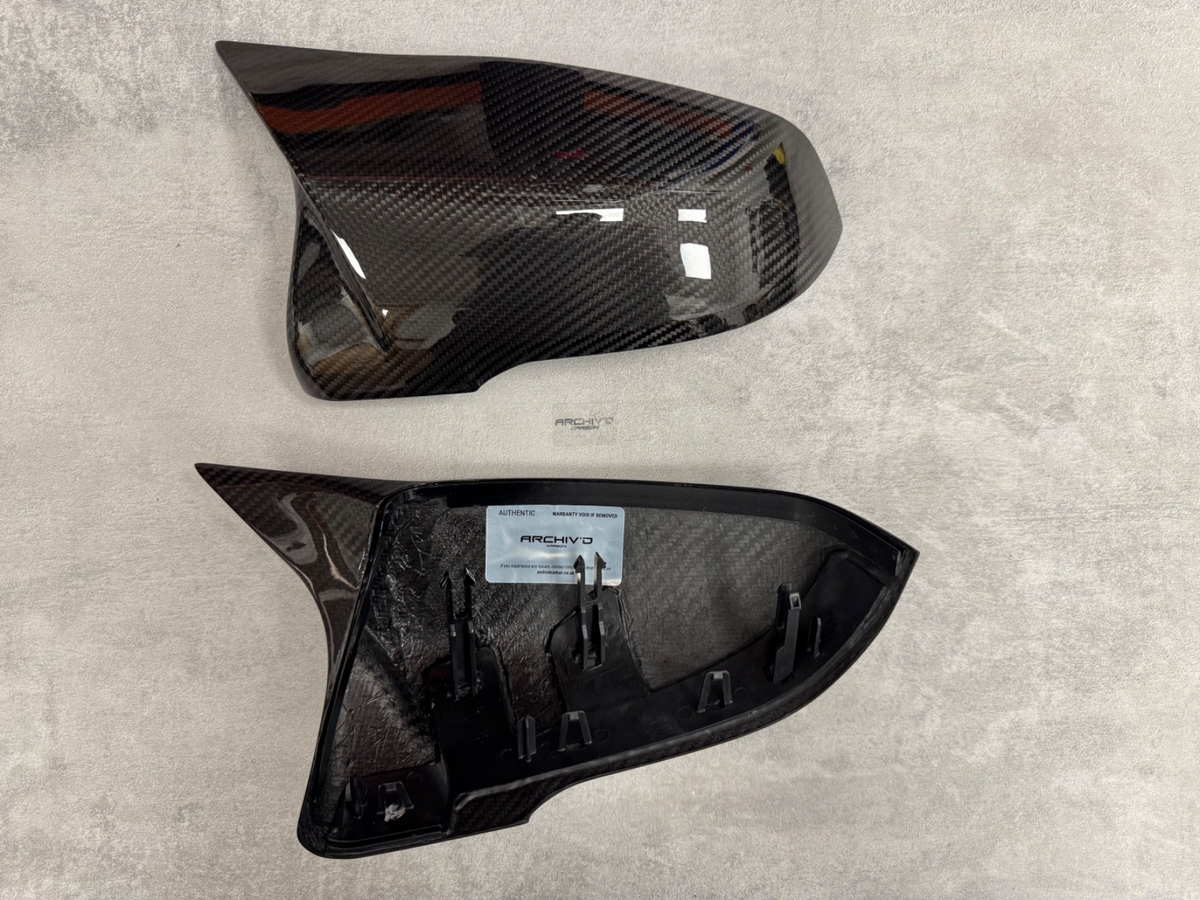 BMW 1 2 Series F40 F44 F39 A90 Dry Carbon Fibre Wing Mirror Cover Caps