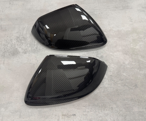 Audi Q8 RSQ8 Pre-Preg Dry Carbon Fibre Gloss Wing Mirror Cover Caps 2019+