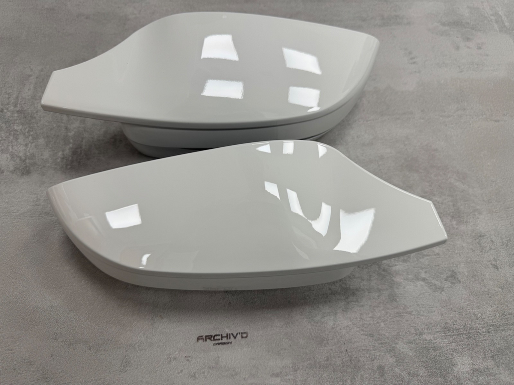 BMW 2 3 4 5 Series Gloss White Wing Mirror Cover Caps G20 G22 G30 G42 RHD
