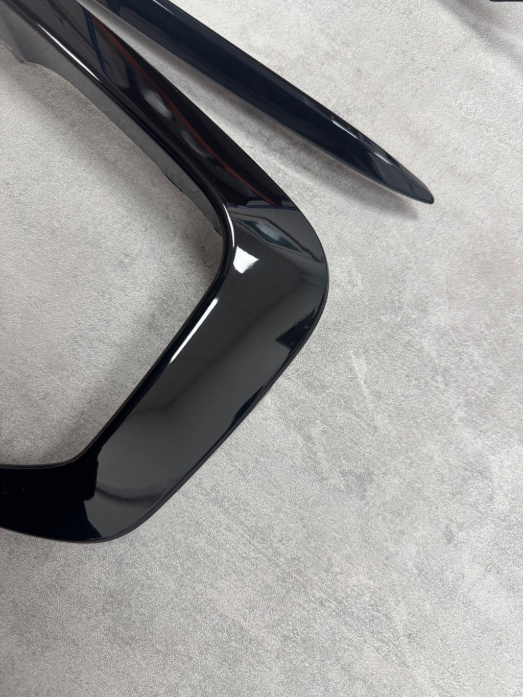 Front Bumper Gloss Black Canards Trim BMW M135i M140i F20 F21