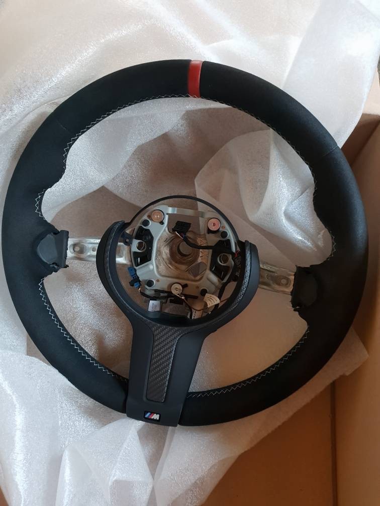 BMW 1 2 3 4 Series Dry Carbon Fibre Matt Steering Wheel Trim F20 F30 F31 F32