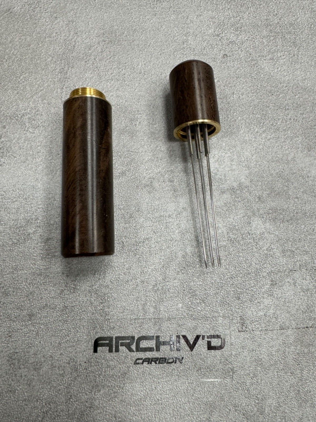 WDT Distributor Tool Espresso Coffee Stirrer Steel Needle Rosewood