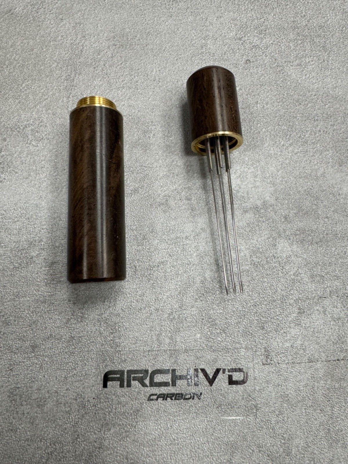 WDT Distributor Tool Espresso Coffee Stirrer Steel Needle Rosewood
