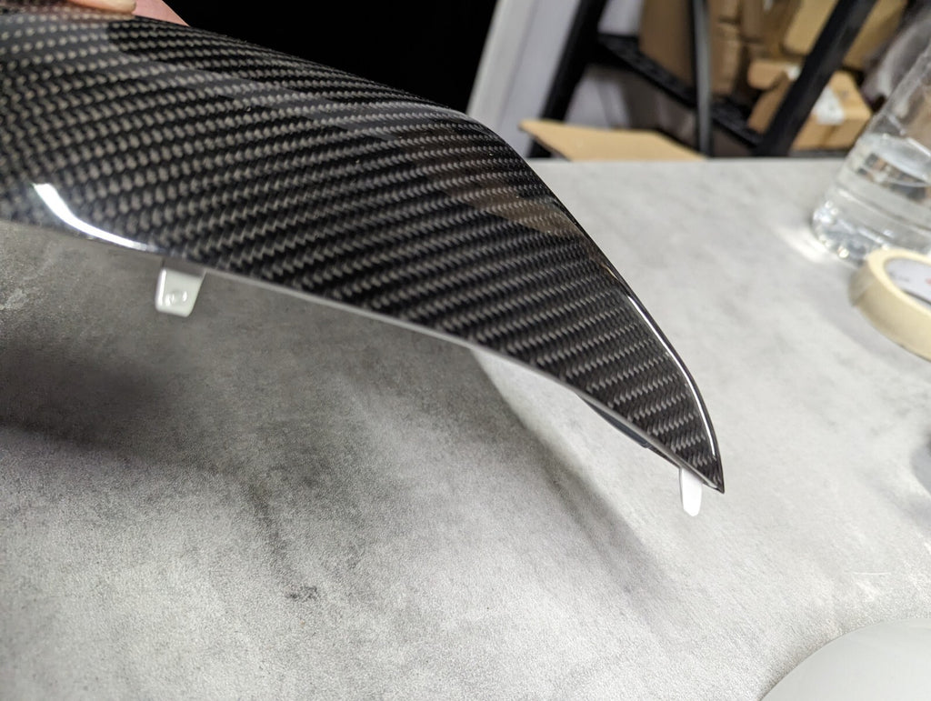 Real Dry Carbon Fibre Wing Mirror Caps Cover BMW F80 M3 F82 F83 M4 F87 M2 RHD