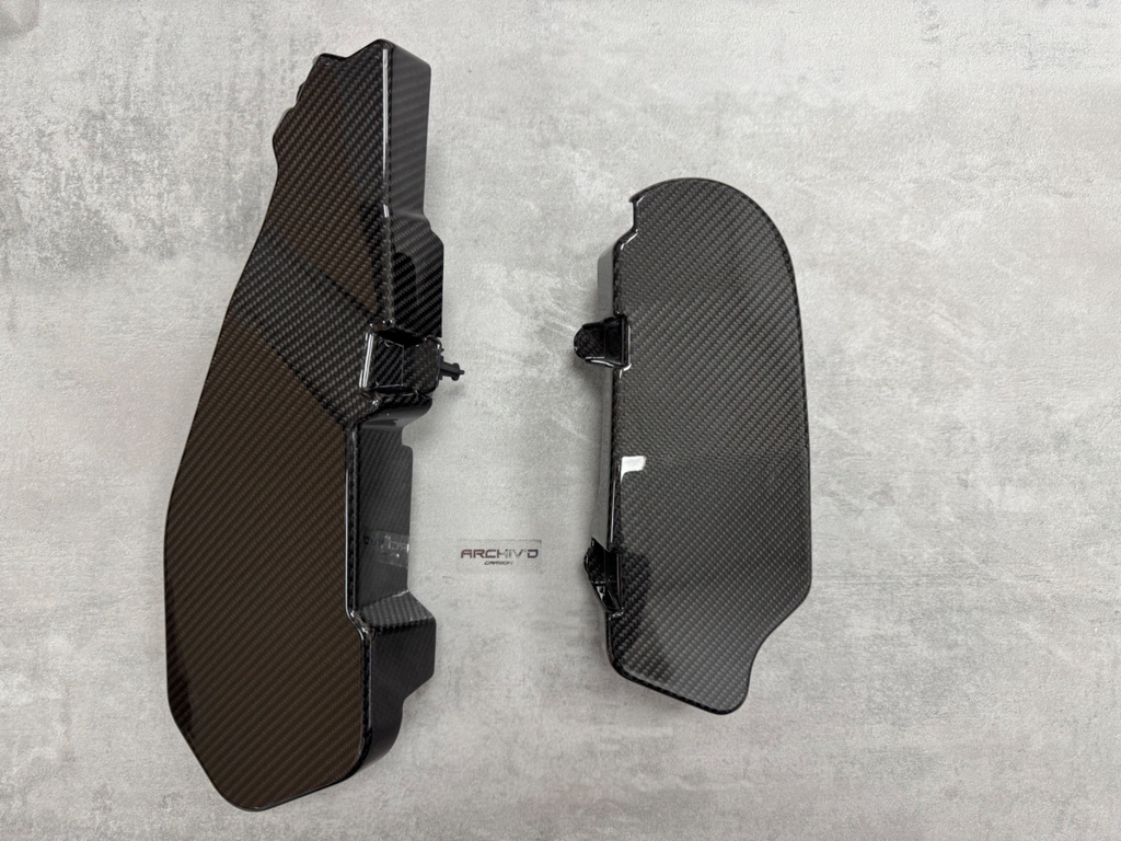BMW G90 G99 M5 Pre Preg Dry Carbon Fibre Gloss Engine Cover 2025+