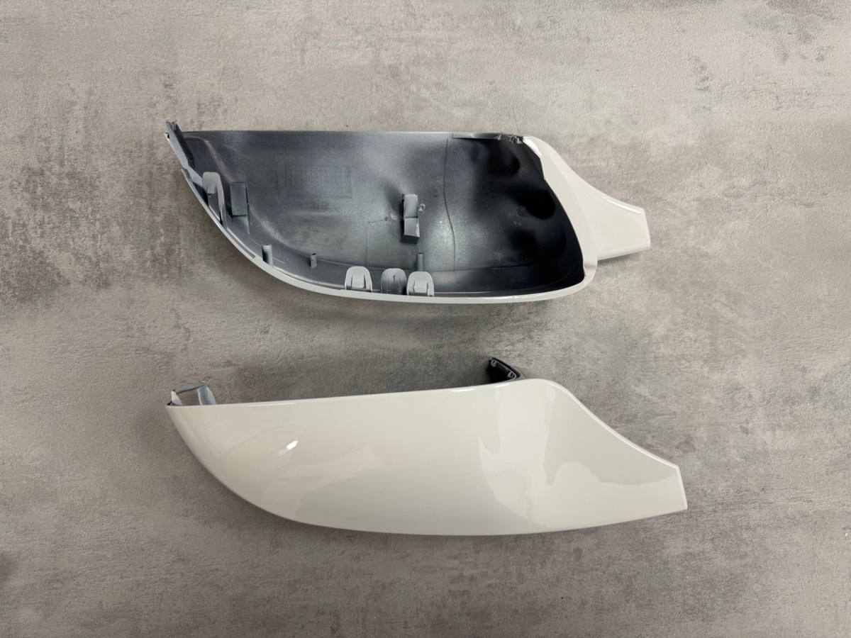 BMW 2 3 4 5 Series Gloss White Wing Mirror Cover Caps G20 G22 G30 G42 RHD