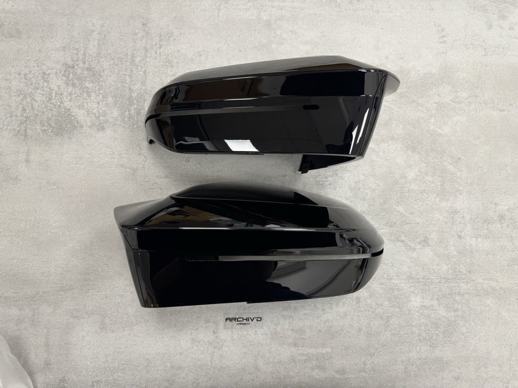 BMW i5 7 Series Gloss Black Wing Mirror Cover Caps G60 G61 G70 G90 M5 RHD 2023 +