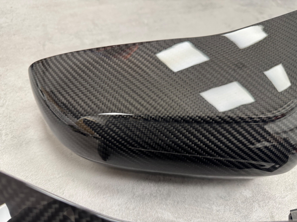BMW F90 M5 F91 F92 M8 Wing Mirror Caps Pre-Preg Dry Carbon Fibre Covers RHD