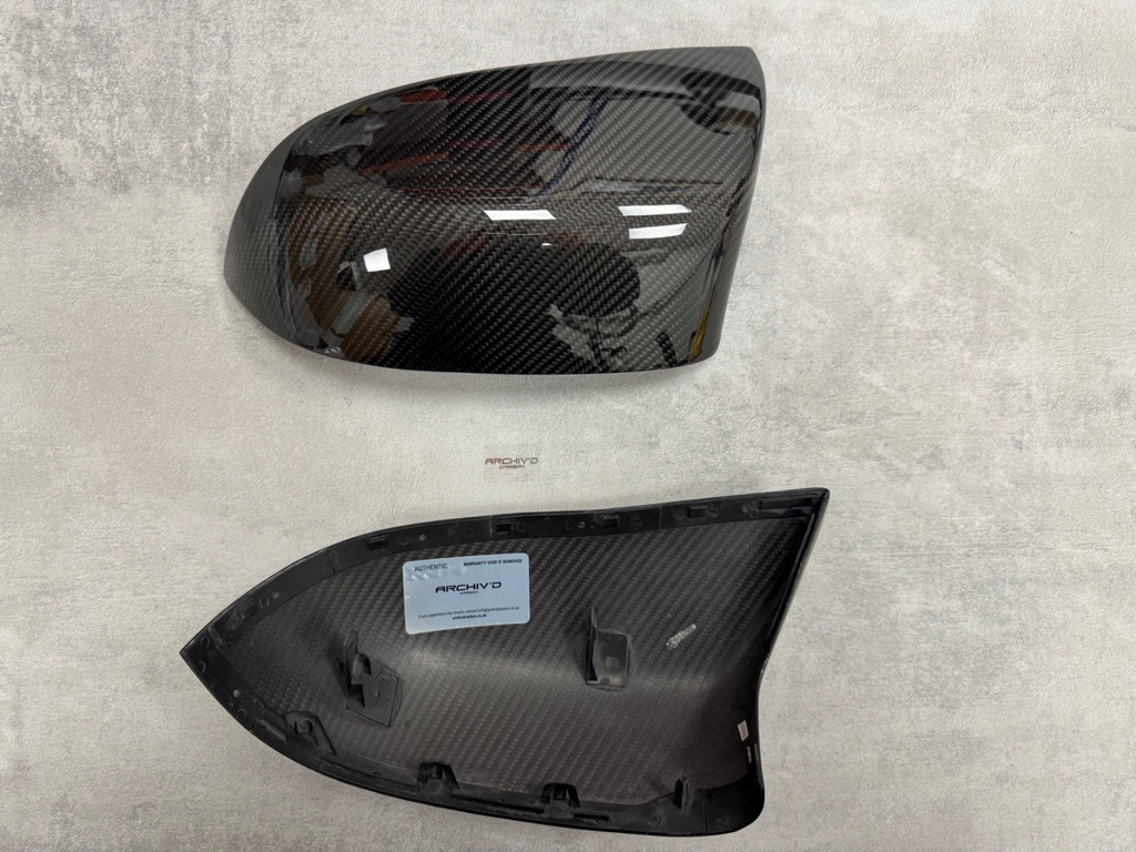 BMW F85 X5M F86 X6M Pre Preg Dry Carbon Fibre Mirror Caps Cover