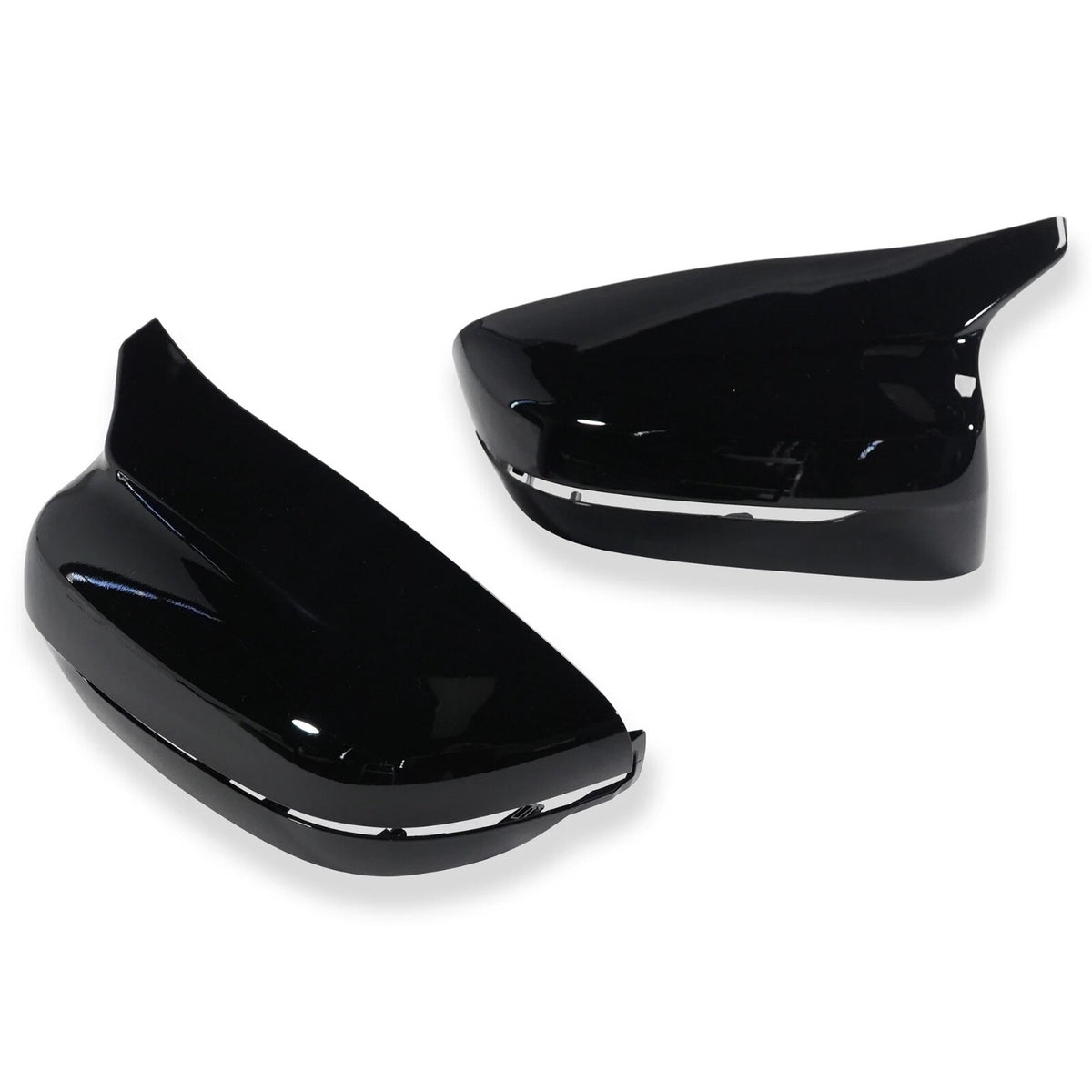 GLOSS BLACK WING MIRROR CAP REPLACEMENT COVER FOR BMW G20 G30 M STYLE 2017+ RHD