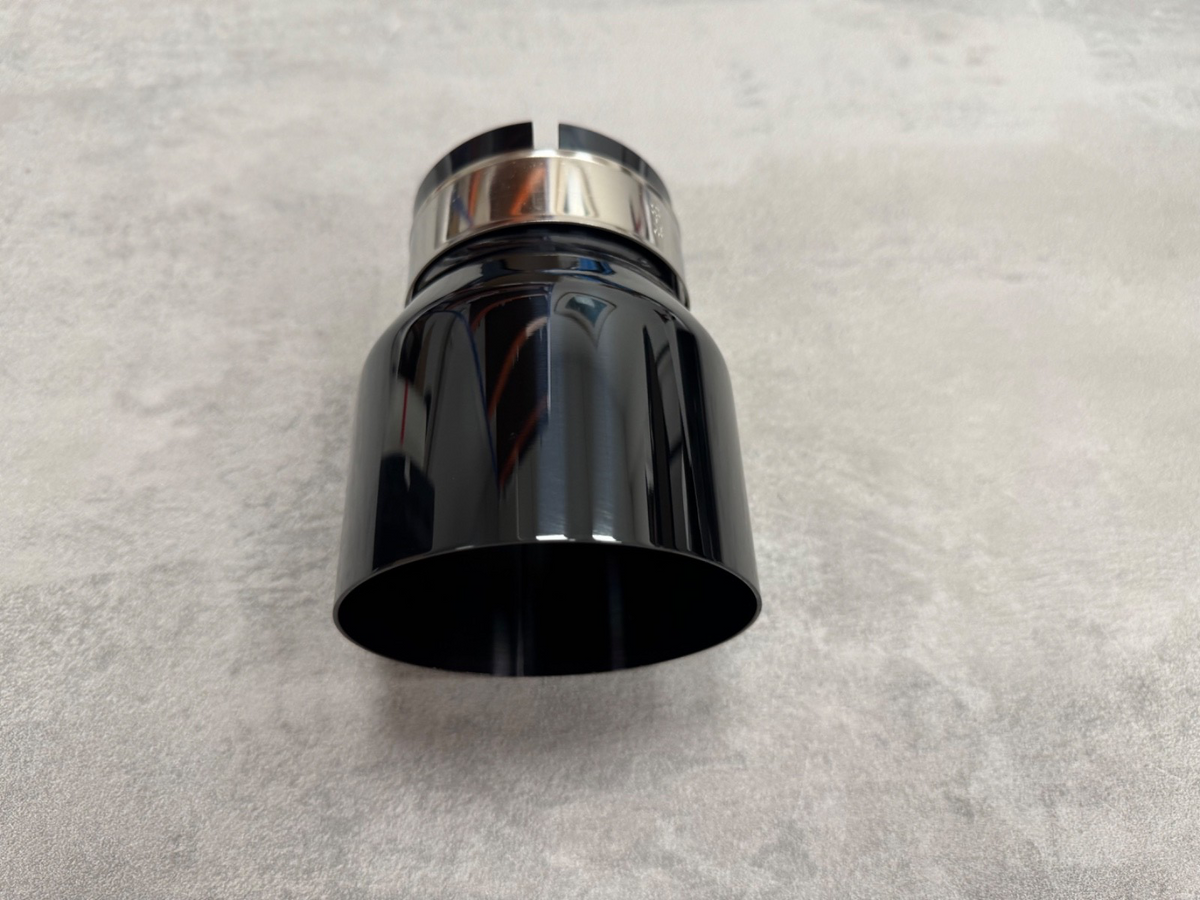 Black Chrome Stainless Steel Exhaust Tip For BMW M2 M3 M4 M5 F87 F80 F82 70MM