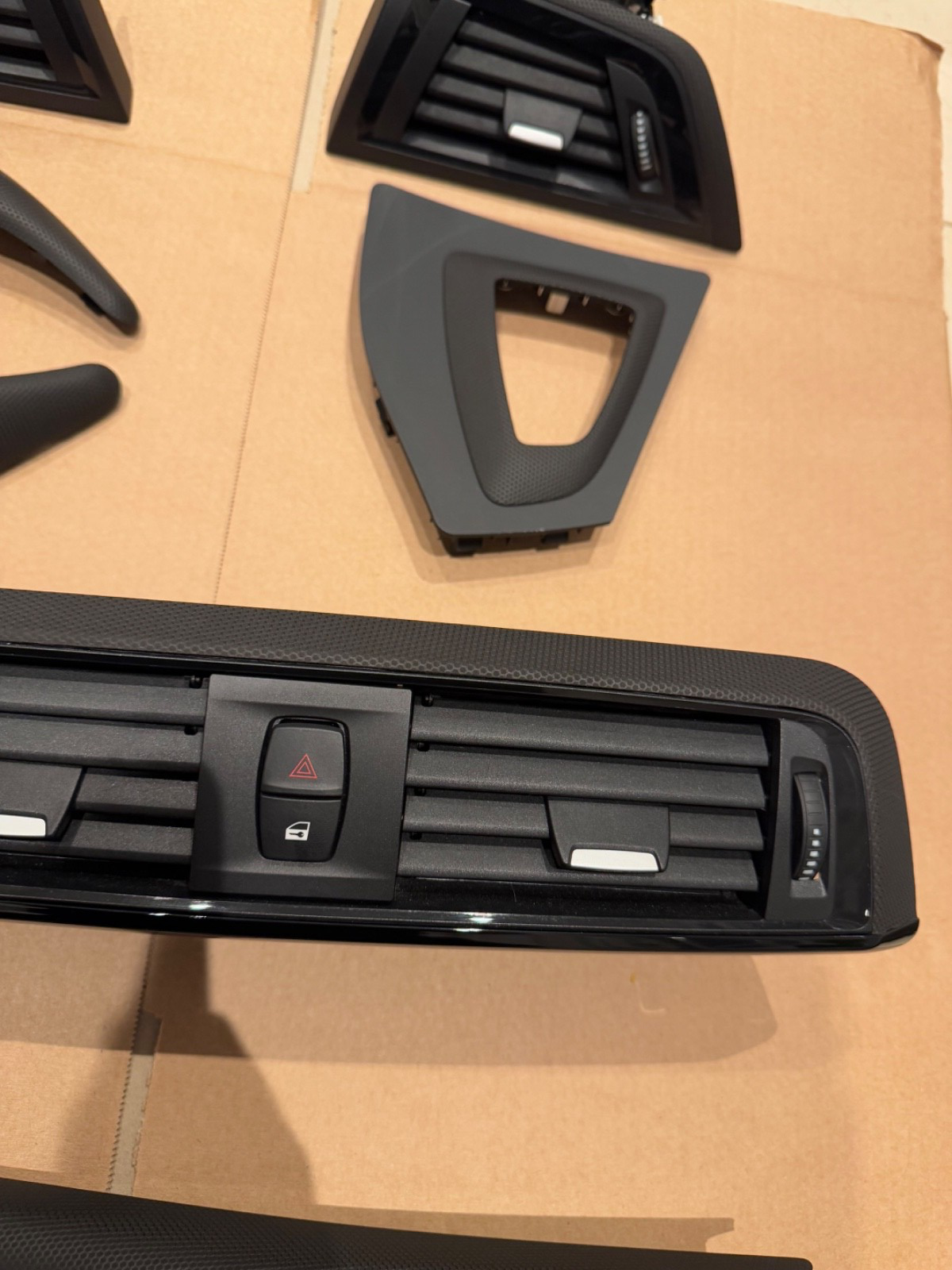 BMW 1 2 3 Series F20 F30 Interior Dashboard Trim Matrix Black - Wrapping Service
