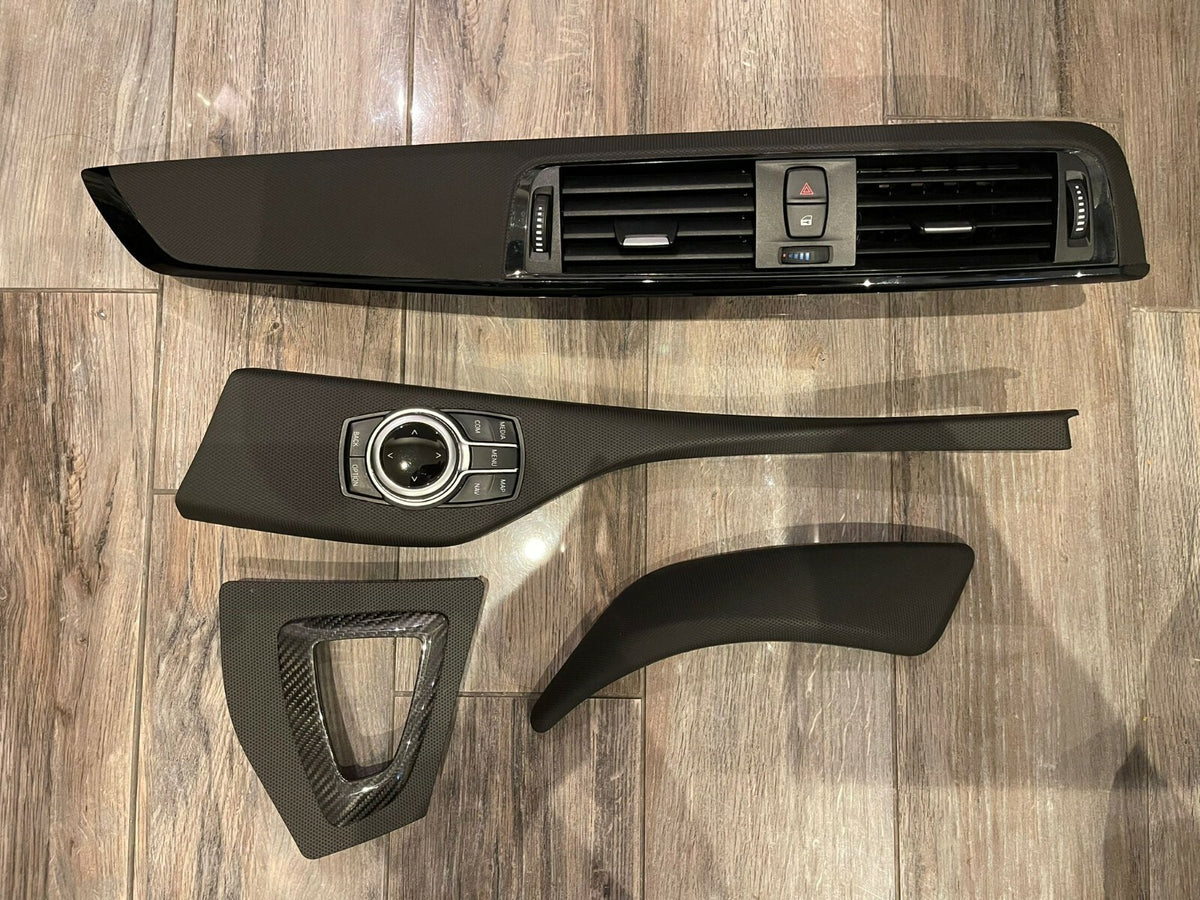 BMW 1 2 Series F20 F22 Interior Dashboard Trim Matrix Black - Exchange Service