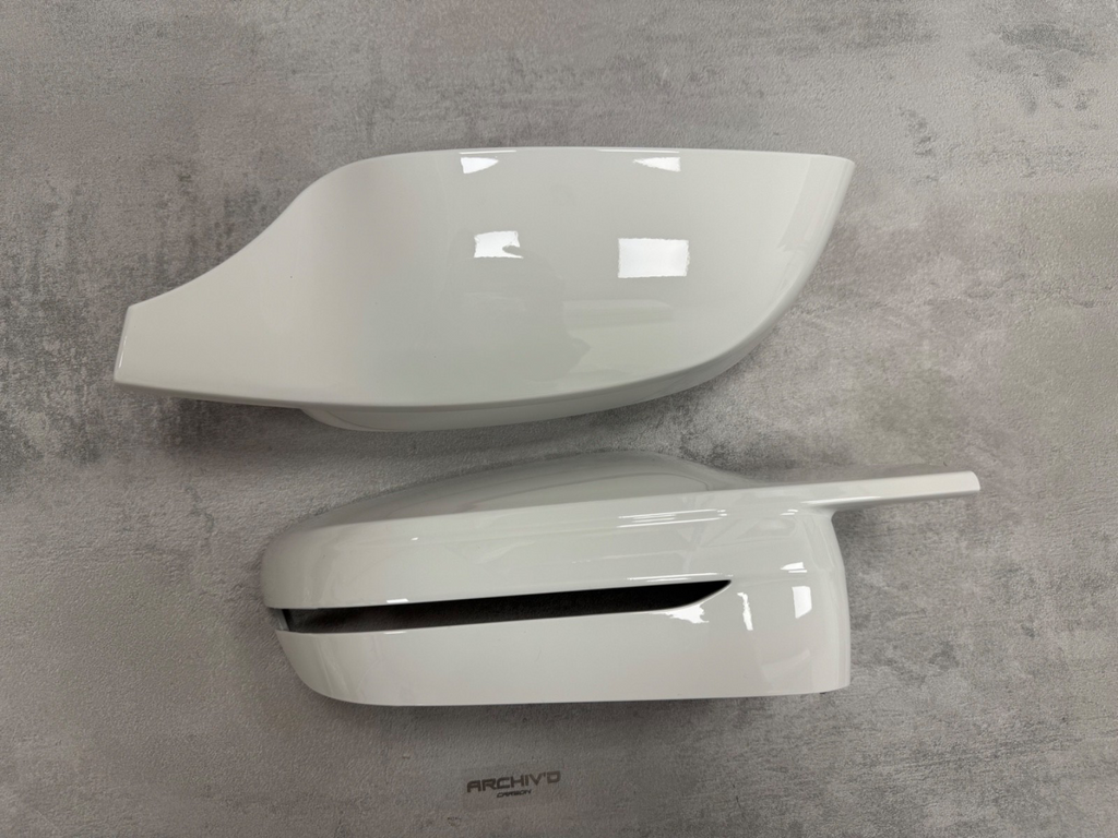 BMW 2 3 4 5 Series Gloss White Wing Mirror Cover Caps G20 G22 G30 G42 RHD