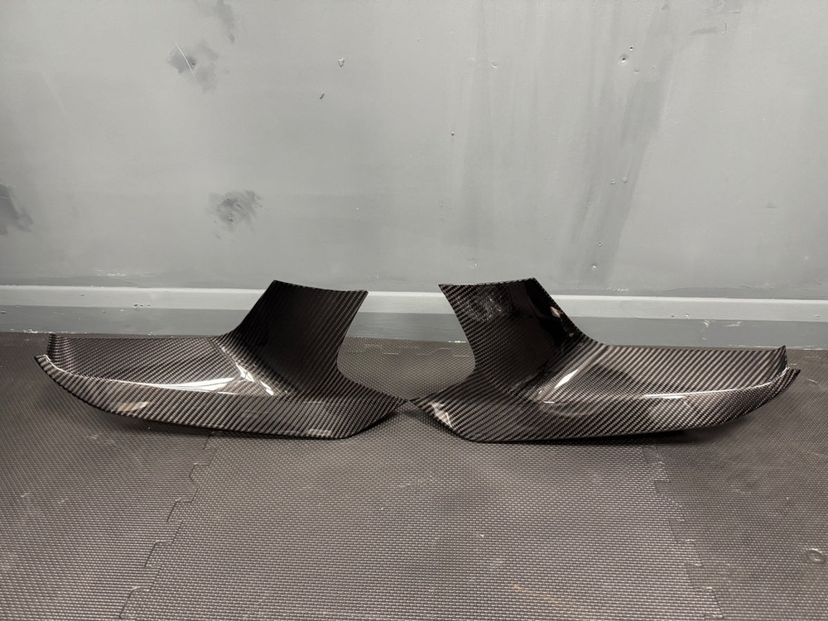 BMW M5 F90 Pre-Preg Dry Carbon Fibre Front Bumper Splitter  Canards 2017+