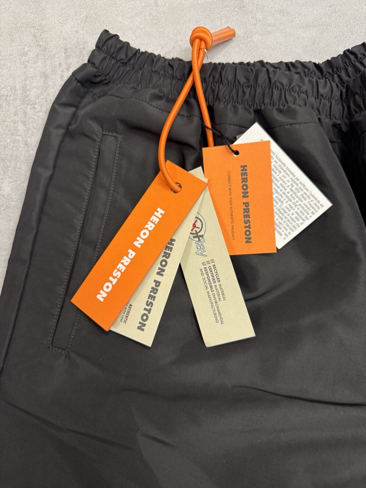 Heron Preston Ex Ray Nylon Shorts  Size Small 100% Authentic  RRP £360