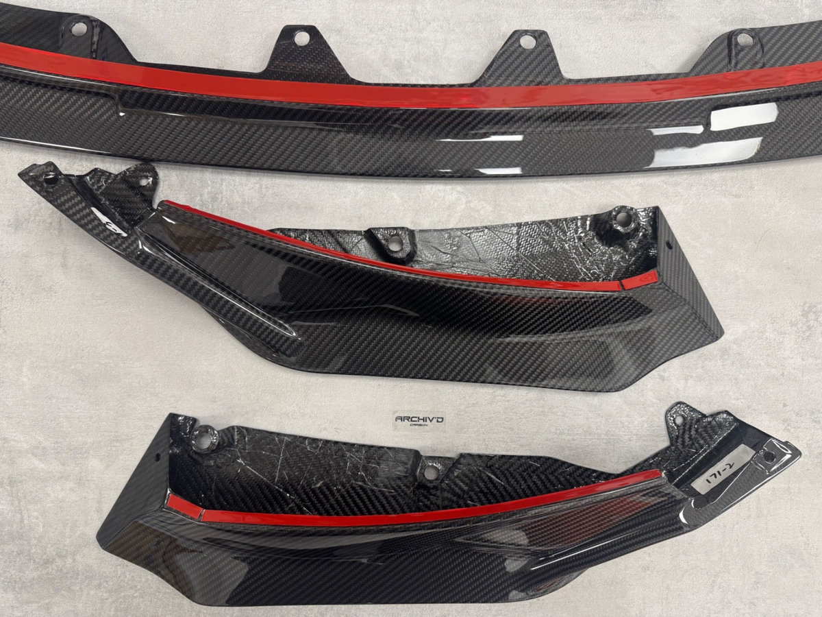 BMW M3 M4 G80 G81 G82 G83 Pre-Preg Dry Carbon Fibre Front Lip Splitter 2021+