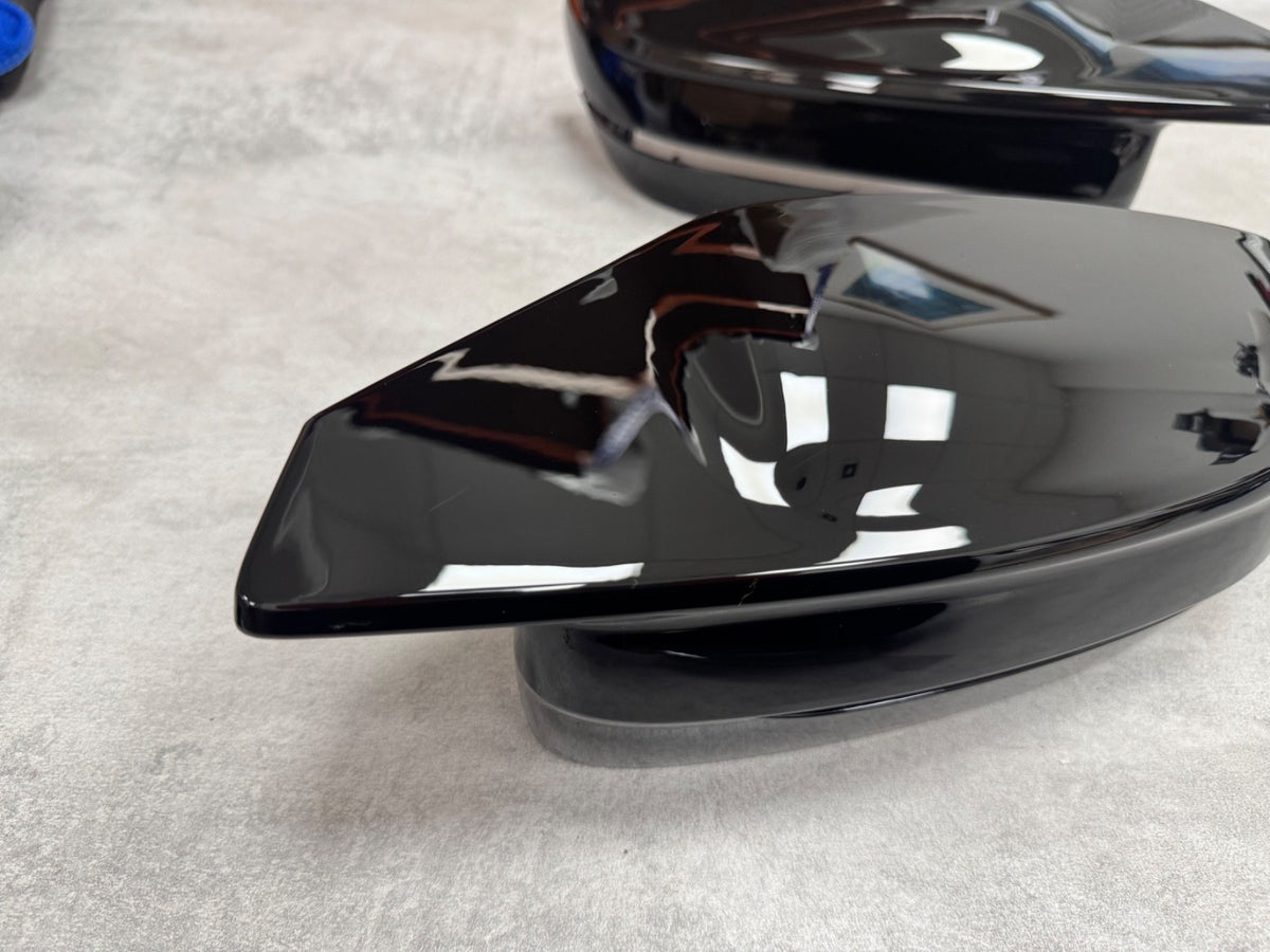 BMW M2 M3 M4 Gloss Black Wing Mirror Cover Caps G87 G80 G82 G42 RHD
