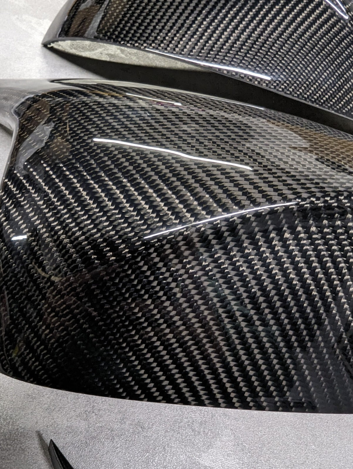 Real Carbon Fibre Wing Mirror Cover Caps BMW X3M X4M X5M X6M F97 F98 F95 RHD