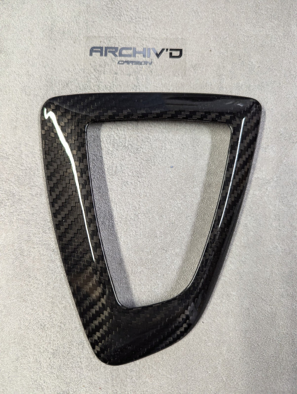 REAL CARBON FIBRE GEAR SURROUND TRIM BMW 1 2 3 4 SERIES F20 F22 F30 F32 F36 RHD