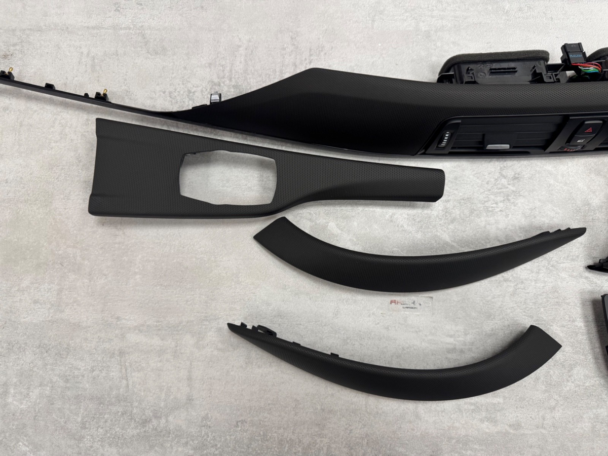BMW 3 4 Series F30 F32 F80 F82  Interior Dashboard Trim Textured Matrix Black