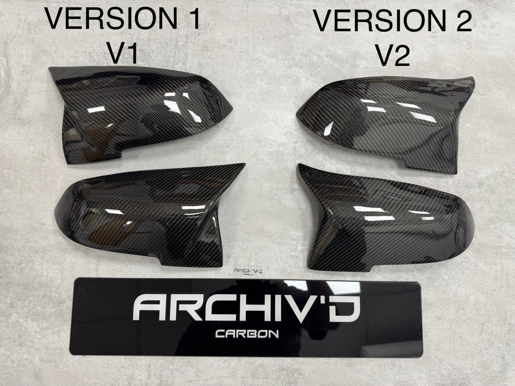BMW 1 2 3 4 Series Carbon Fibre Gloss Mirror Cover Caps F20 F22 F30 F32 F87 M2