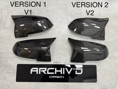 BMW 1 2 3 4 Series Carbon Fibre Gloss Mirror Cover Caps F20 F22 F30 F32 F87 M2