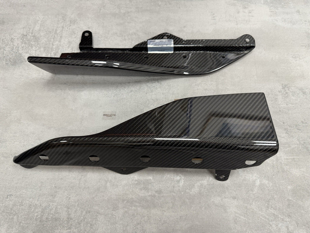 BMW 2 Series G42 M Sport Pre-Preg Dry Carbon Fibre Side Skirt Extensions 2022+