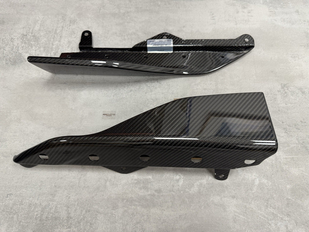BMW 2 Series G42 M Sport Pre-Preg Dry Carbon Fibre Side Skirt Extensions 2022+