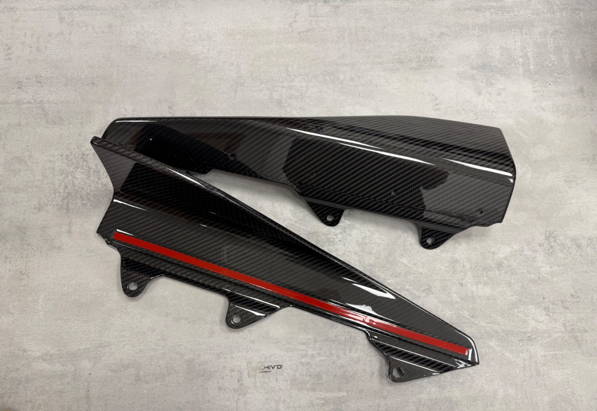BMW M2 F87 PRE-PREG DRY CARBON FIBRE SIDE SKIRTS WINGLETS GLOSS
