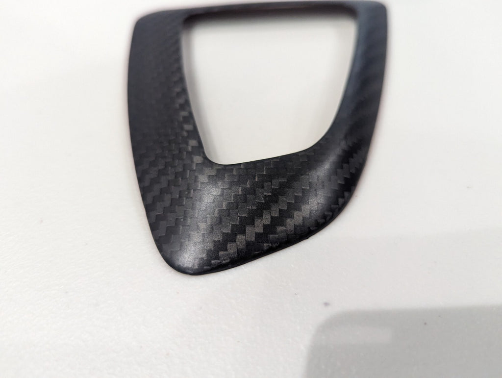REAL CARBON FIBRE GEAR SURROUND TRIM BMW 1 2 3 4 SERIES F20 F22 F30 F32 F36 RHD