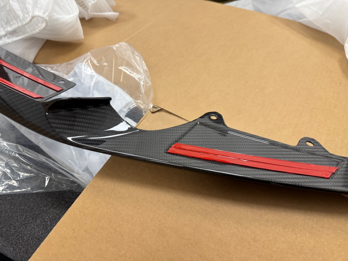BMW F87 M2 Competition Pre Preg Dry Carbon Fibre Front Gloss Lip Splitter