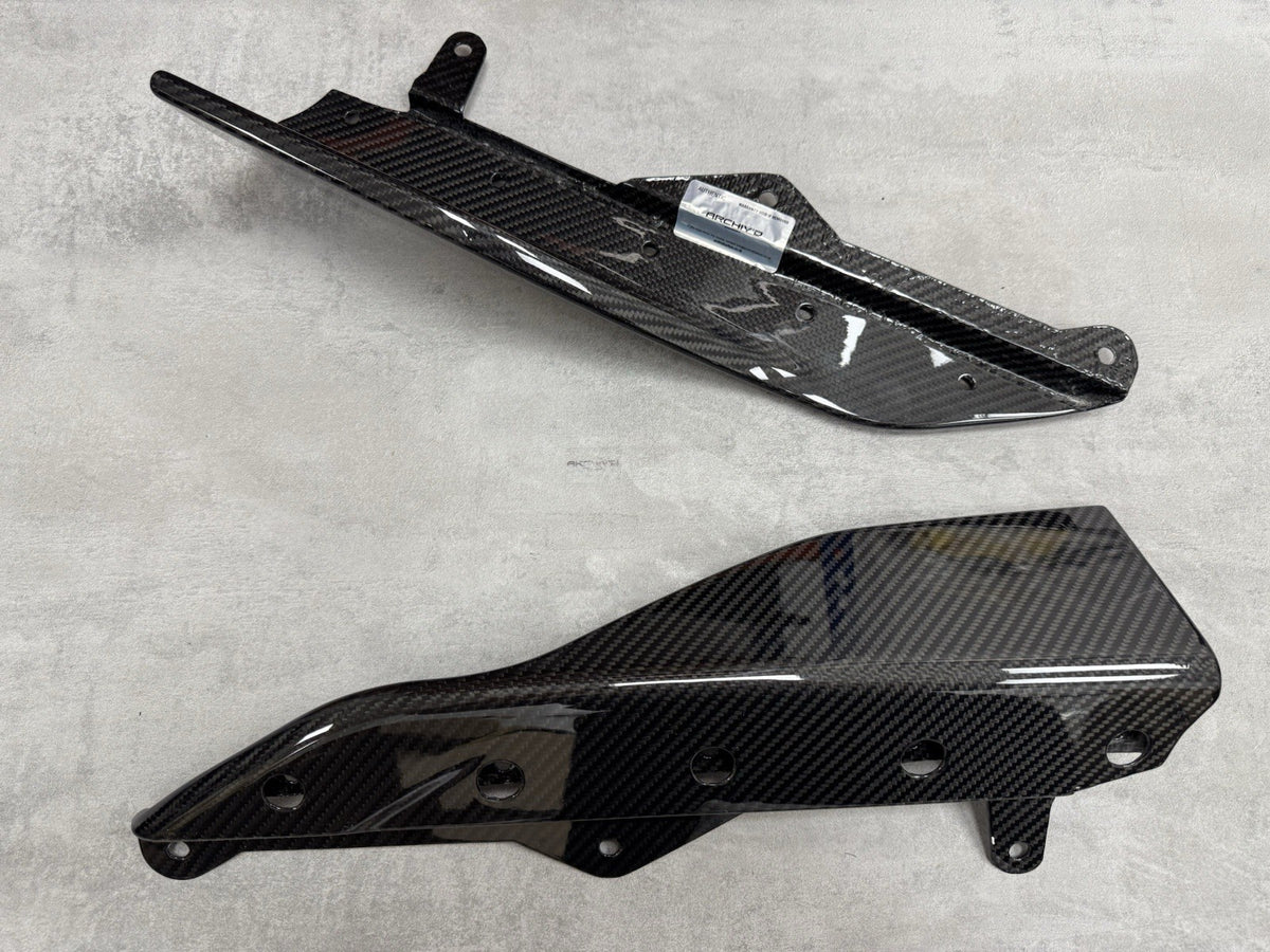 BMW 2 Series G42 M Sport Pre-Preg Dry Carbon Fibre Side Skirt Extensions 2022+