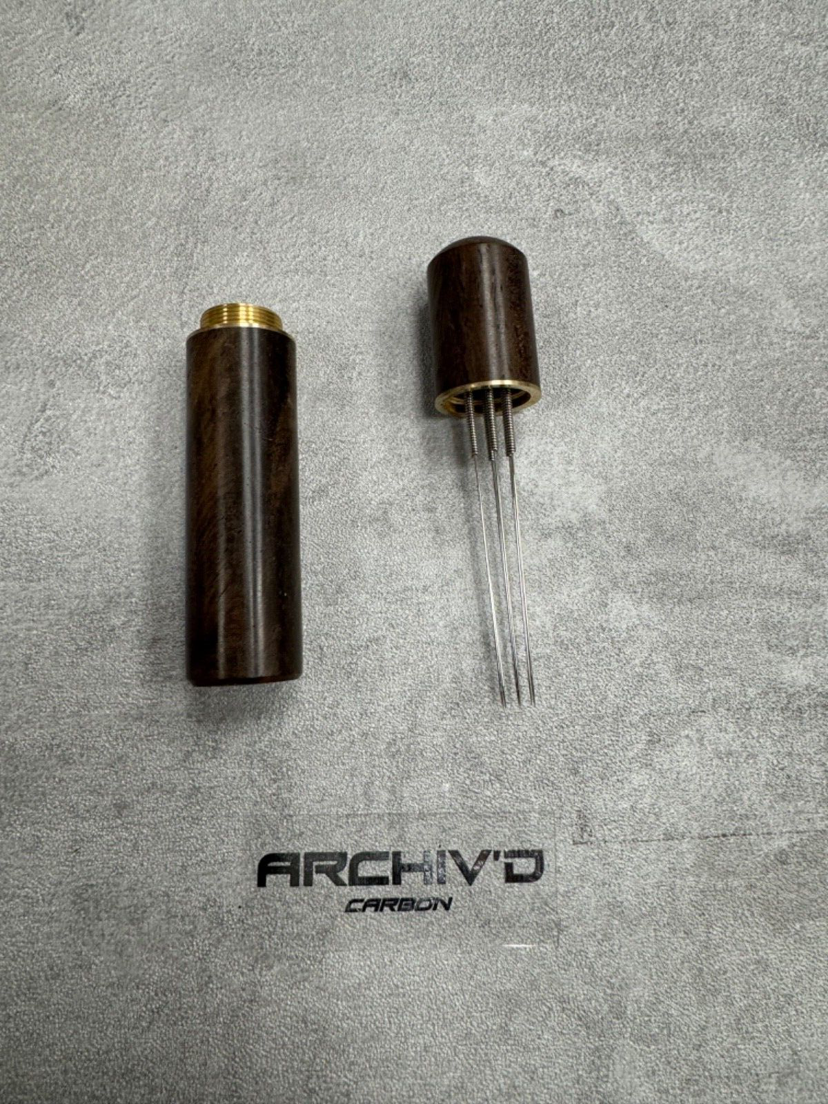 WDT Distributor Tool Espresso Coffee Stirrer Steel Needle Rosewood
