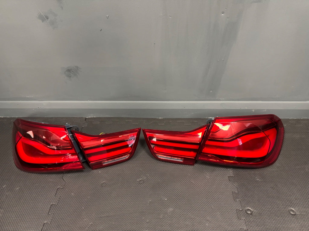 BMW 4 Series F32 F36 F82 M4 LCI Tail Lights Red Upgrade