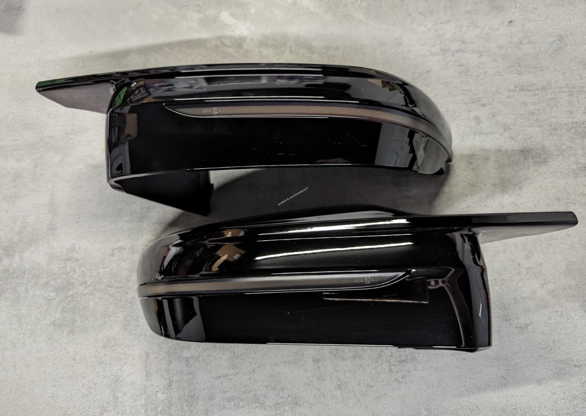 BMW 2 3 4 5 Series Gloss Black Wing Mirror Cover Caps G20 G22 G30 G42 RHD