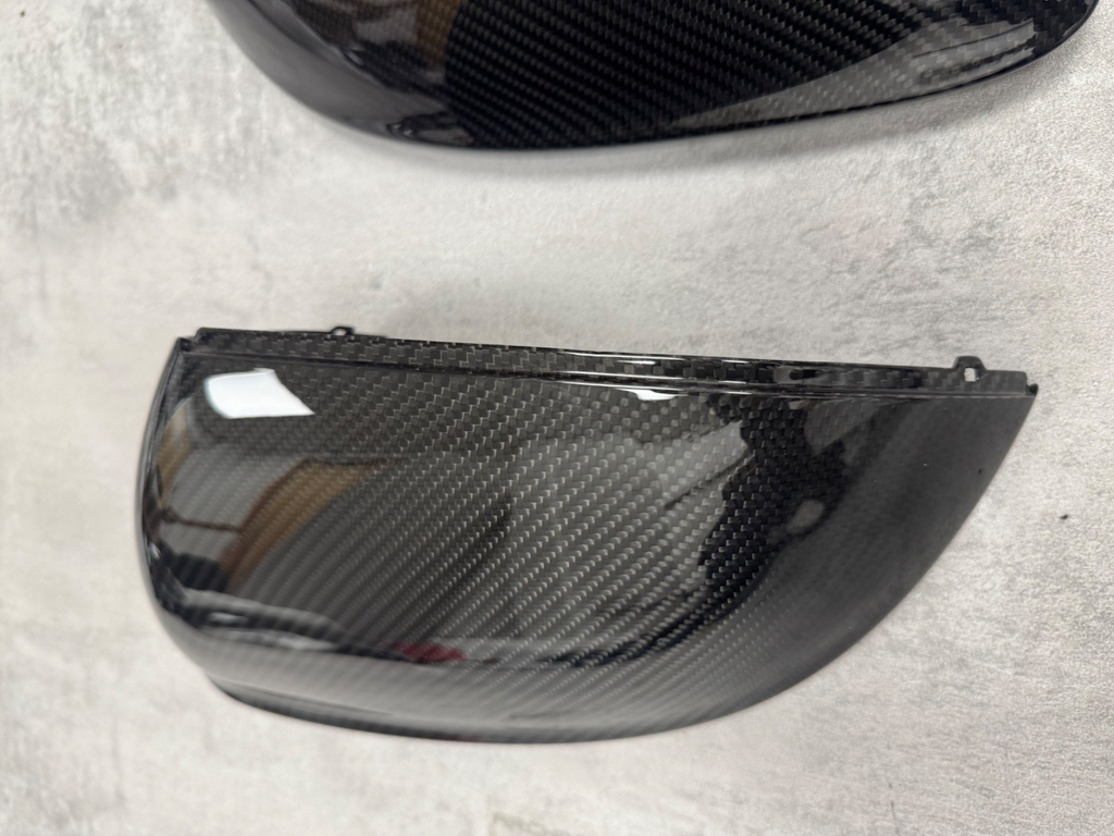 Audi Q8 SQ8 RSQ8 4M Dry Carbon Fibre Mirror Caps Covers Replacement 2018+