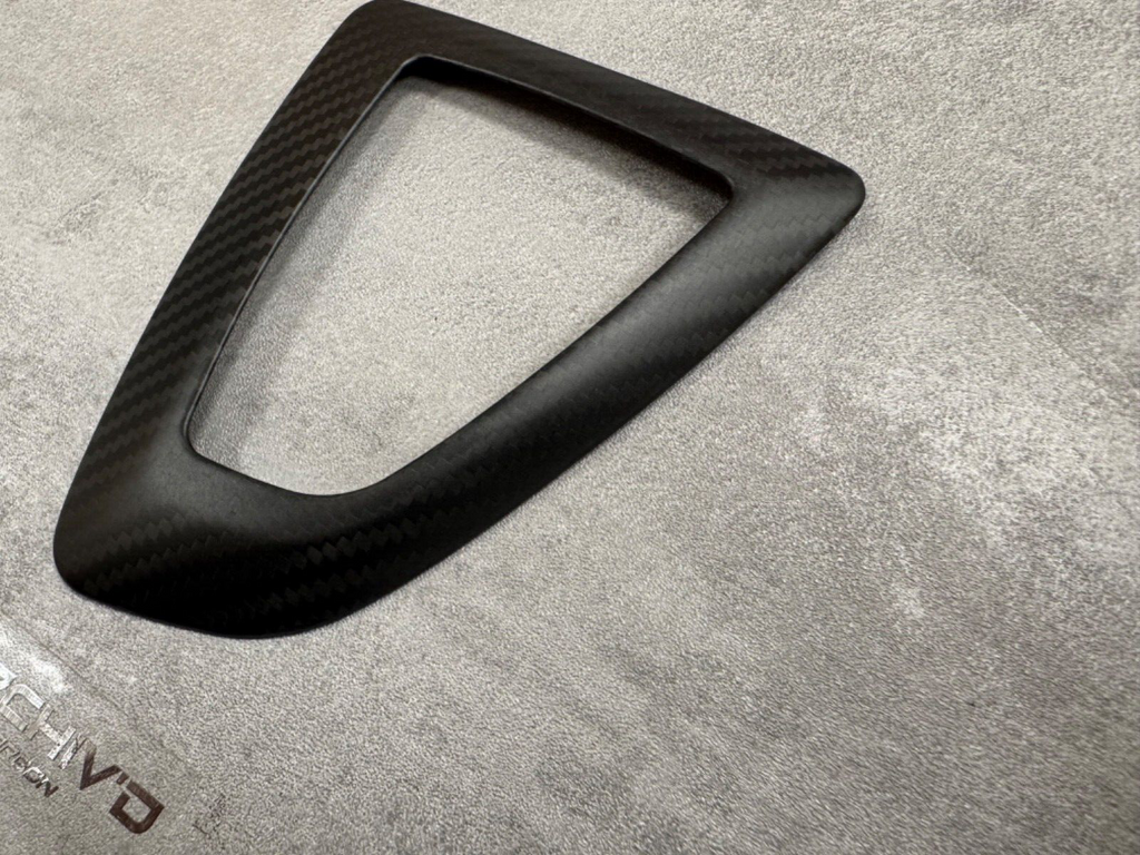 BMW 1 2 3 4 Series F20 F30 F32 F87 M2 Matt Carbon Gear Trim Surround RHD