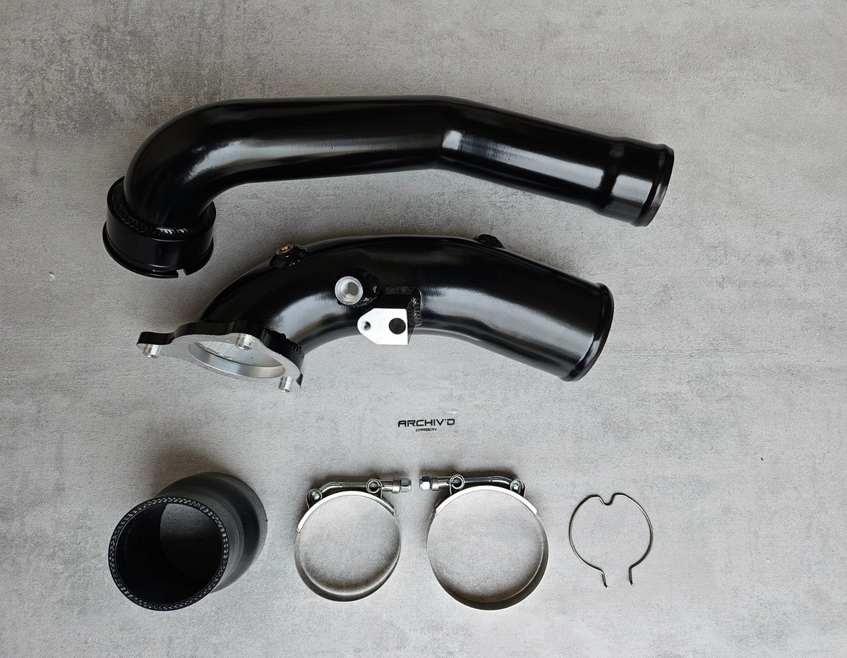 BMW M140i M240i 340i 440i 540i B58 Aluminium Charge Pipe Upgrade Kit Satin Black