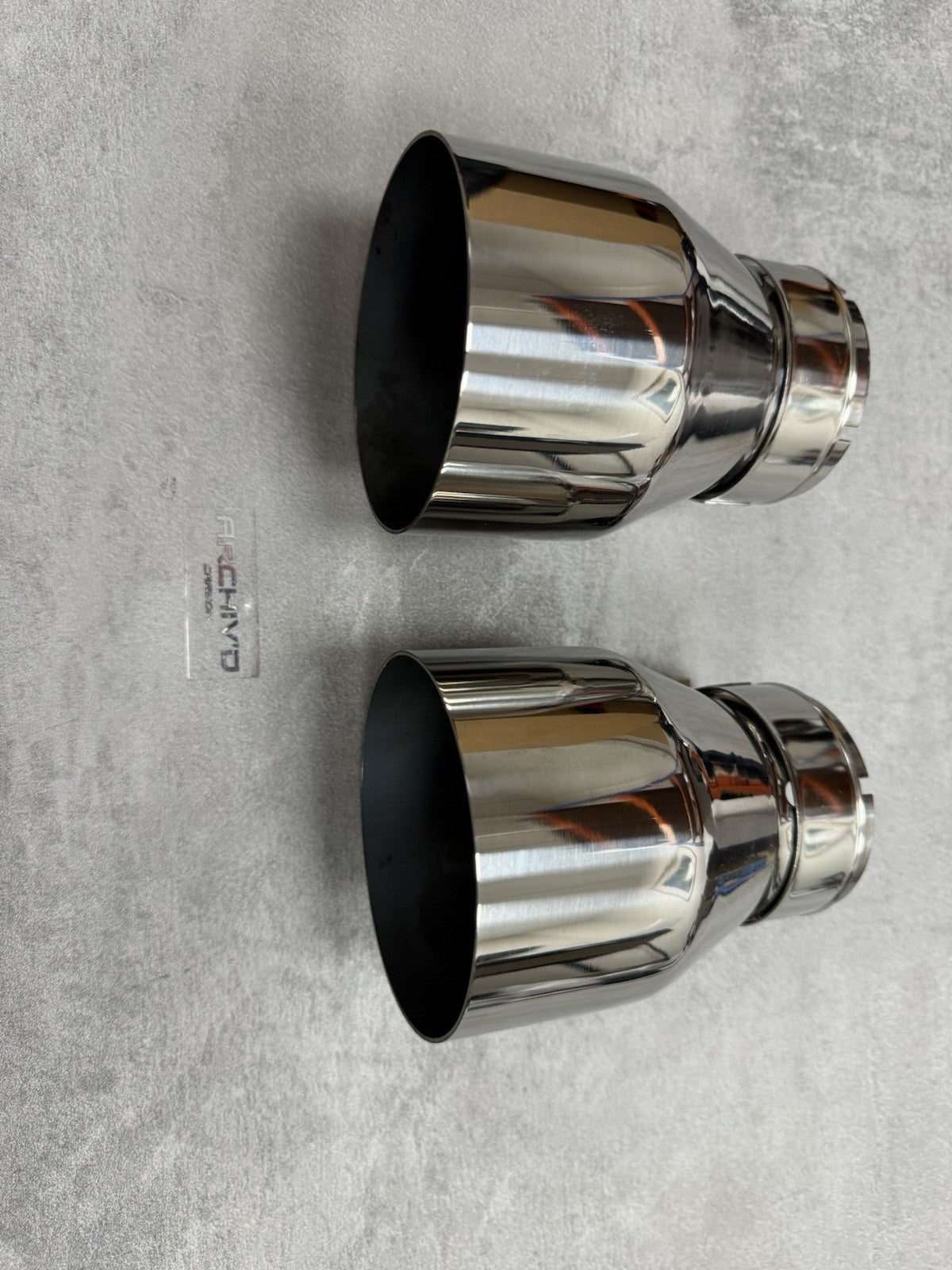 Stainless Steel Chrome Silver Exhaust Tips BMW M135i M140i M235i M240i 340i