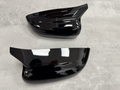 BMW G20 G30 M5 Style Gloss Black Wing Mirror Caps + Tinted Dynamic Indicators