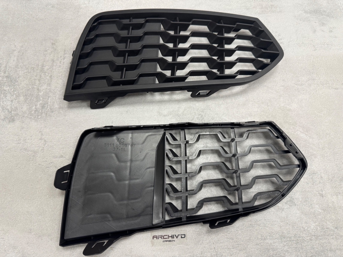 BMW 2 Series F22 F23 M Sport Grille Front Bumper Fog Light Delete Grill Pair