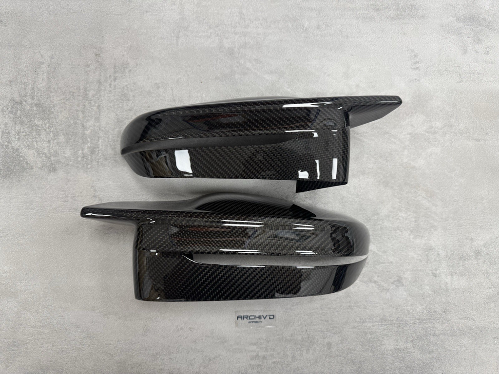 BMW M2 M3 M4 Pre-Preg Dry Carbon Fibre Gloss Wing Mirror Caps G42 G80 G82 G87
