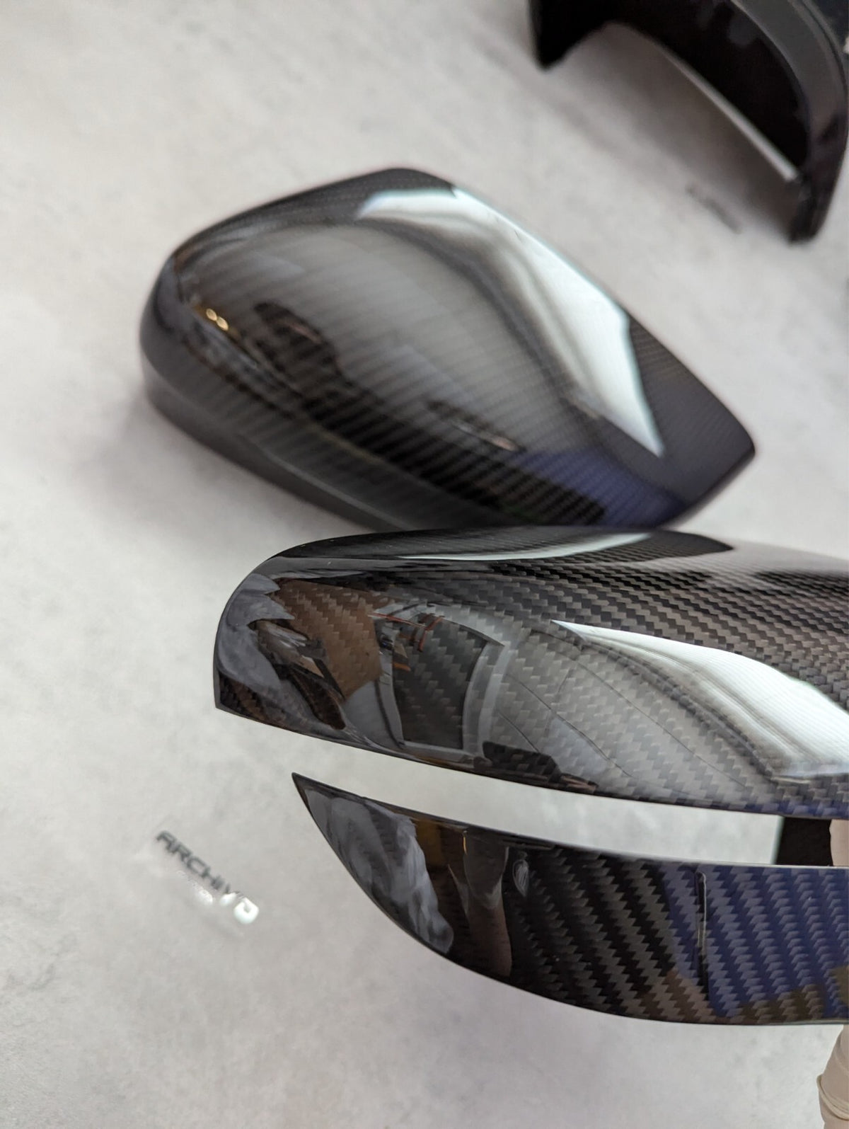 BMW G20 G22 G23 G30 Pre-Preg Carbon Fibre Side Wing Mirror Cover Caps RHD