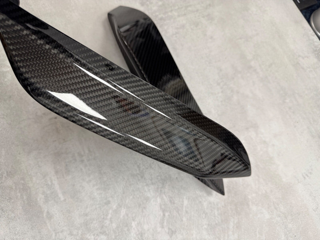 BMW F80 M3 F82 M4 Dry Carbon Fibre Front Bumper Upper Splitter Canards