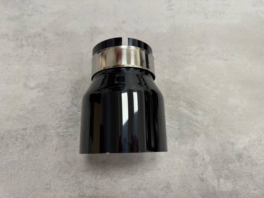 Black Chrome Stainless Steel Exhaust Tip For BMW M2 M3 M4 M5 F87 F80 F82 70MM