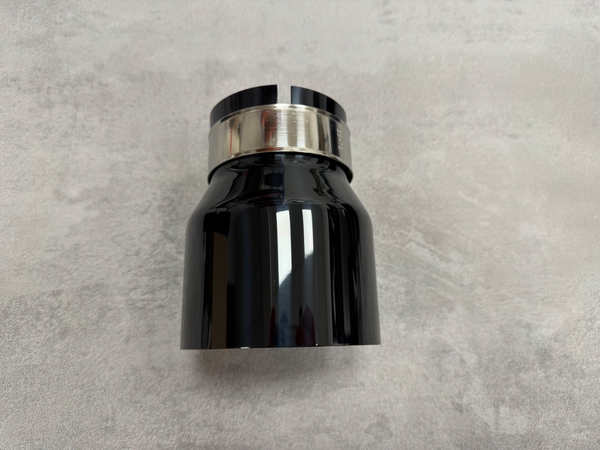 Black Chrome Stainless Steel Exhaust Tip For BMW M2 M3 M4 M5 F87 F80 F82 70MM