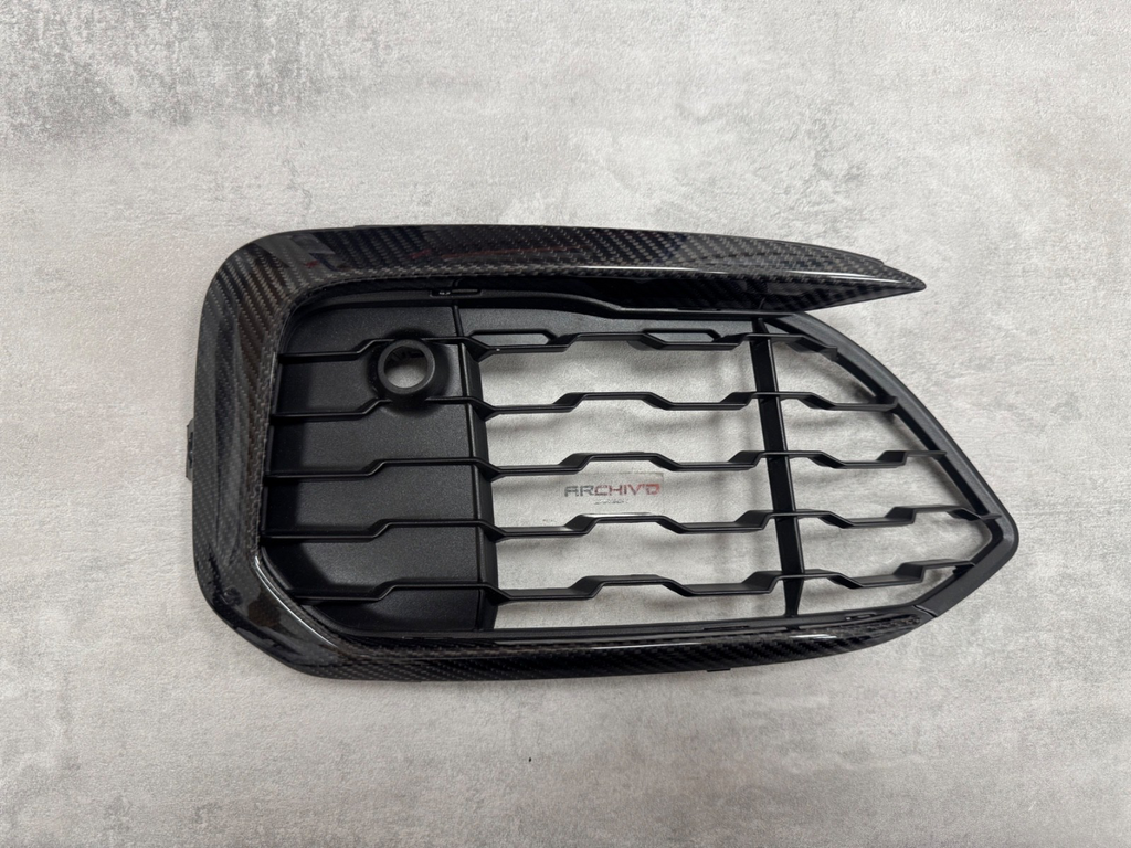 BMW F20 M135i M140i Real Carbon Fibre Front Bumper Grill Canards